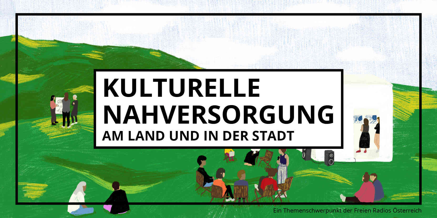 Header Text: Kulturelle Nahversorgung am Land und in der Stadt